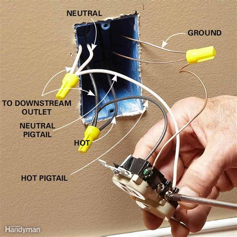 Oct 18, 2019 · Turn off the power and make sure it’s off using a voltage detector. Remove the old outlet and screw a box base to the junction box. Cut out the back panel of the box with a utility knife before you screw it to the junction box. Then use a stud finder to locate studs and mark them with masking tape. Step 2. 
